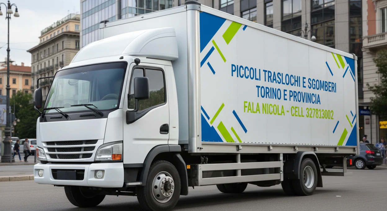Camion per sgomberi e piccoli traslochi a Torino e provincia